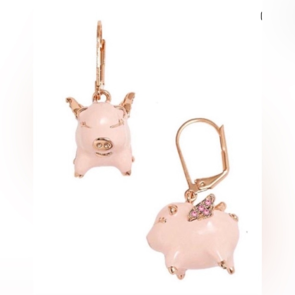 Kate Spade Imagination Flying Pig Earrings